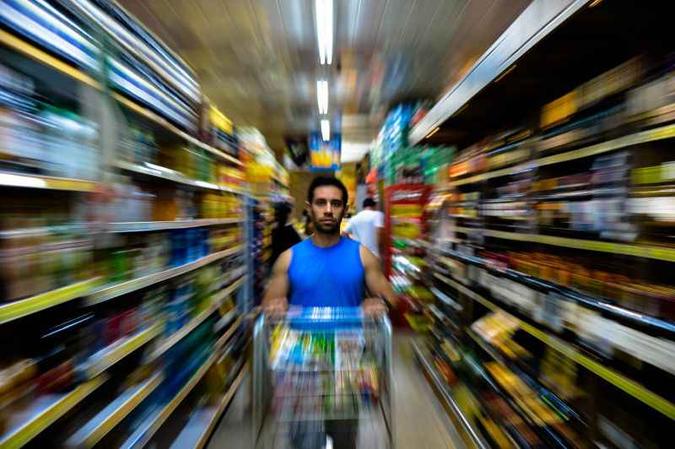 Os preços dos alimentos e bebidas recuou 0,34%(foto: Ed Alves/CB/D.A Press) Os preços dos alimentos e bebidas recuou 0,34%(foto: Ed Alves/CB/D.A Press)