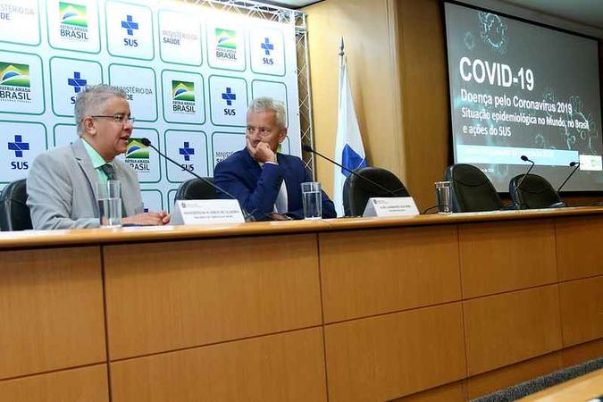 Durane coletiva, o secretário da pasta, João Gabbardo, reforçou que não há necessidade de uma ação específica para o Carnaval(foto: Erasmo Salomão/MS) Durane coletiva, o secretário da pasta, João Gabbardo, reforçou que não há necessidade de uma ação específica para o Carnaval(foto: Erasmo Salomão/MS)