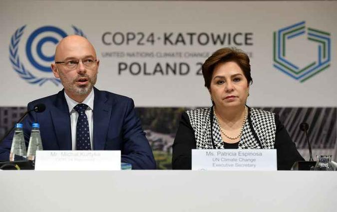 %u2018Nenhum governo sozinho pode resolver esse problema%u2019, afirmou o polonês Michael Kurtyka, presidente da COP-24 (foto: Janek Skarzynski/AFP ) %u2018Nenhum governo sozinho pode resolver esse problema%u2019, afirmou o polonês Michael Kurtyka, presidente da COP-24 (foto: Janek Skarzynski/AFP )