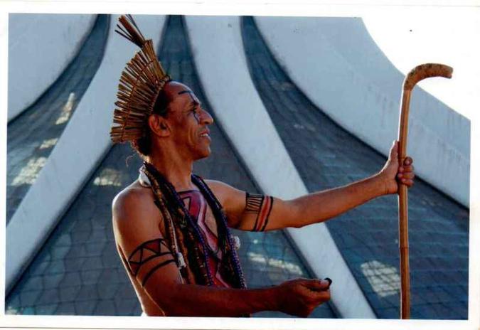 No curta-metragem Brasília, dirigido por João Procópio(foto: Divulgação) No curta-metragem Brasília, dirigido por João Procópio(foto: Divulgação)