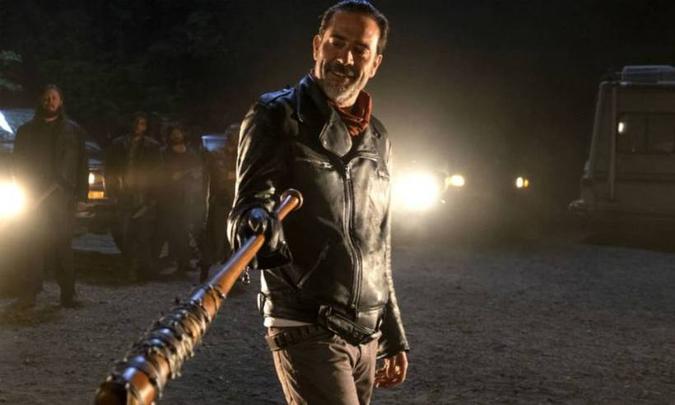 Na série de TV, Negan é interpretado por Jeffrey Dean Morgan(foto: Divulgação/AMC) Na série de TV, Negan é interpretado por Jeffrey Dean Morgan(foto: Divulgação/AMC)