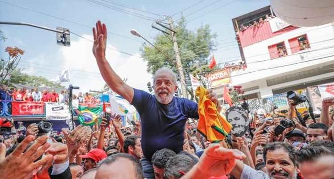 o Tribunal autorizou a prisão de Lula antes desse último recurso(foto: Ricardo Stuckert/Instituto Lula) o Tribunal autorizou a prisão de Lula antes desse último recurso(foto: Ricardo Stuckert/Instituto Lula)