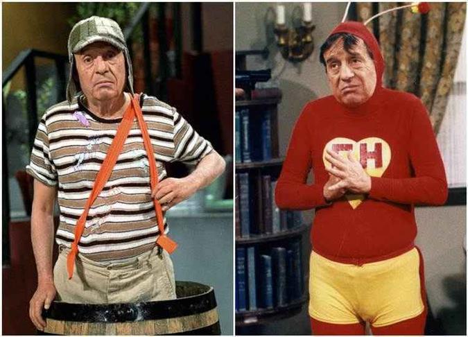 As produções foram criadas e protagonizadas por Roberto Bolaños, que deu vida aos dois personagens(foto: Divulgação/Televisa) As produções foram criadas e protagonizadas por Roberto Bolaños, que deu vida aos dois personagens(foto: Divulgação/Televisa)