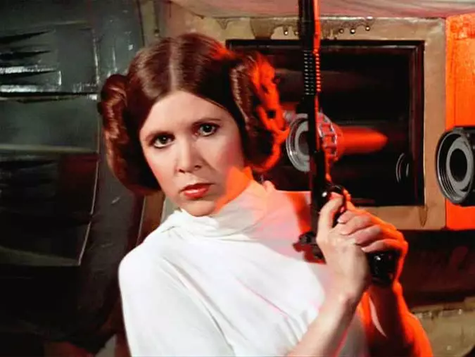 Carrie Fisher no papel de Princesa Leia(foto: Reprodução Internet) Carrie Fisher no papel de Princesa Leia(foto: Reprodução Internet)