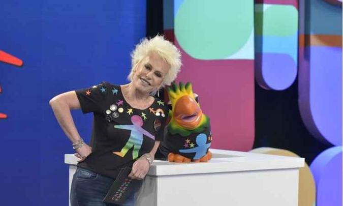 A loira está há quase 20 anos no ar à frente do programa matinal(foto: Globo/CesarAlves) A loira está há quase 20 anos no ar à frente do programa matinal(foto: Globo/CesarAlves)