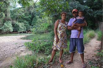 Nadja Diane e Jeferson Pereira: preocupação depois de Brumadinho(foto: Barbara Cabral/Esp. CB/D.A Press)