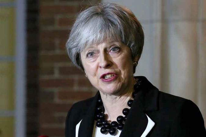 A primeira-ministra britânica, Theresa May(foto: Paul Faith / AFP ) A primeira-ministra britânica, Theresa May(foto: Paul Faith / AFP )