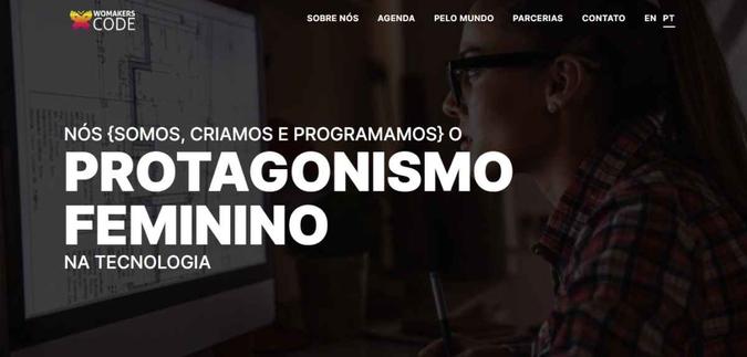 Maratona digital promovida pela WoMakersCode com apoio da Microsoft vai capacitar mulheres para o mercado de tecnologia(foto: Hacking de Carreira / Reprodução ) Maratona digital promovida pela WoMakersCode com apoio da Microsoft vai capacitar mulheres para o mercado de tecnologia(foto: Hacking de Carreira / Reprodução )