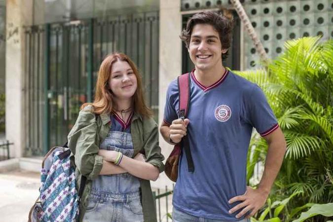 Os atores Jeniffer Oliveira e Daniel Rangel vivem Flora e Alex, respectivamente(foto: Globo/Marília Cabral) Os atores Jeniffer Oliveira e Daniel Rangel vivem Flora e Alex, respectivamente(foto: Globo/Marília Cabral)