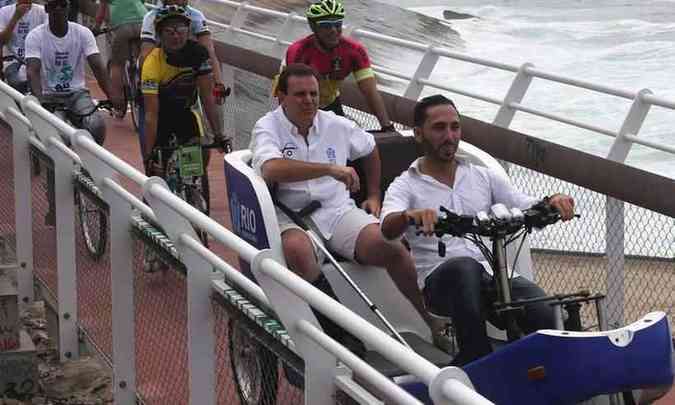 A ciclovia foi construída no governo do ex-prefeito Eduardo Paes (foto: Reprodução/Facebook)