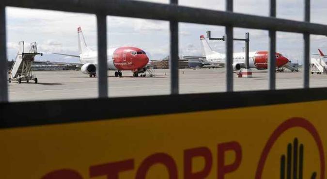 A Norwegian é a terceira maior aérea de baixo custo da Europa(foto: Scanpix Sweden/AFP ) A Norwegian é a terceira maior aérea de baixo custo da Europa(foto: Scanpix Sweden/AFP )