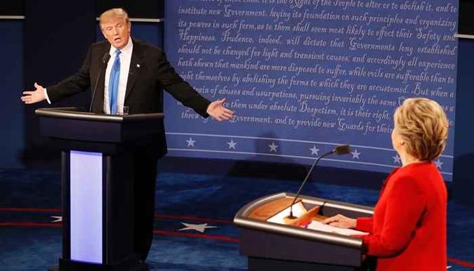 Donald Trump e Hillary Clinton (foto: RICK WILKING) Donald Trump e Hillary Clinton (foto: RICK WILKING)