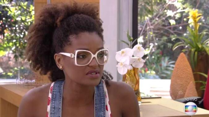 'Num programa de entretenimento, as pessoas querem isso, querem ver bagunça', afirmou a jornalista. (foto: TV Globo/Reprodução) 'Num programa de entretenimento, as pessoas querem isso, querem ver bagunça', afirmou a jornalista. (foto: TV Globo/Reprodução)