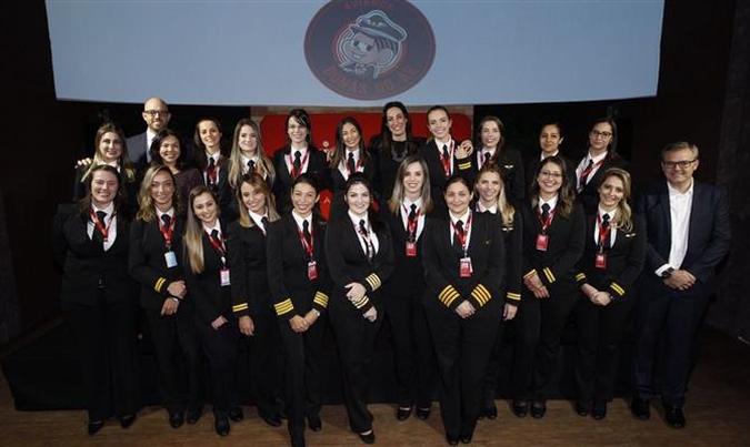 Avianca passa a ser a 7ª companhia aérea no mundo em participação feminina na função de piloto(foto: Avianca/Divulgação) Avianca passa a ser a 7ª companhia aérea no mundo em participação feminina na função de piloto(foto: Avianca/Divulgação)
