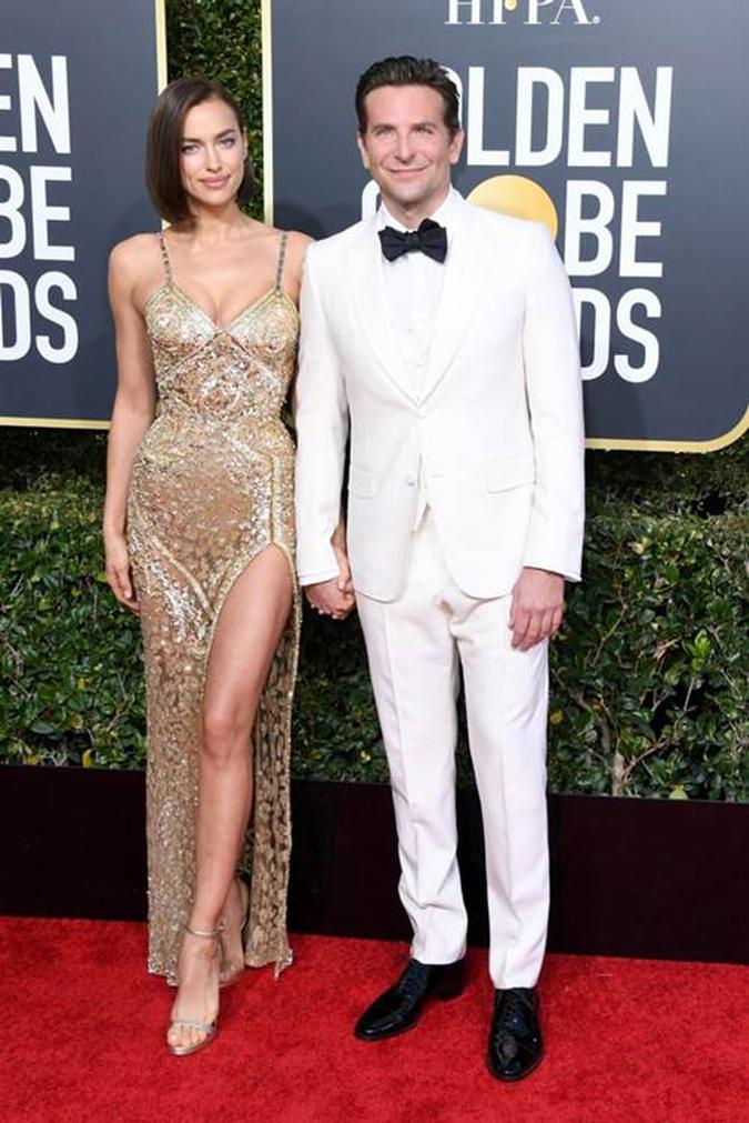 Bradley Cooper, ator e diretor de Nasce uma estrela, topou o risco: apareceu, ao lado da estilosa modelo russa Irina Shayk; mas com trajes que dialogam com incontáveis animações Disney(foto: Jon Kapaloff/ Divulgação) Bradley Cooper, ator e diretor de Nasce uma estrela, topou o risco: apareceu, ao lado da estilosa modelo russa Irina Shayk; mas com trajes que dialogam com incontáveis animações Disney(foto: Jon Kapaloff/ Divulgação)