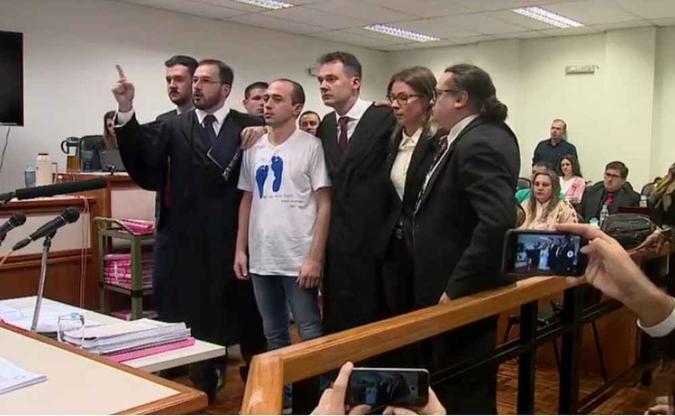 Leandro Boldrini, o pai de Bernardo é um dos acusados do crime(foto: TJRS/Reprodução) Leandro Boldrini, o pai de Bernardo é um dos acusados do crime(foto: TJRS/Reprodução)