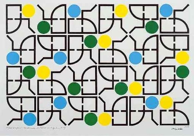 Obras da exposição 'Athos Bulcão: arte e integração'(foto: Athos Bulcão/Divulgação) Obras da exposição 'Athos Bulcão: arte e integração'(foto: Athos Bulcão/Divulgação)