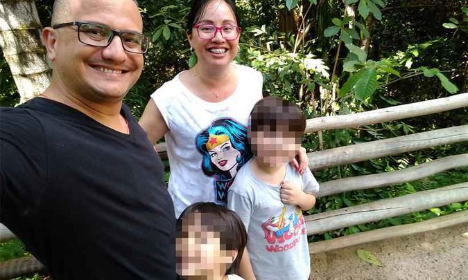 O pastor evangélico Alessandro Monare, de 38, a mulher dele, Belkis da Silva Miguel Monare, de 35, Samuel da Silva Miguel Monare, de 8, e o irmão de 6 anos(foto: Reprodução da internet/Facebook) O pastor evangélico Alessandro Monare, de 38, a mulher dele, Belkis da Silva Miguel Monare, de 35, Samuel da Silva Miguel Monare, de 8, e o irmão de 6 anos(foto: Reprodução da internet/Facebook)