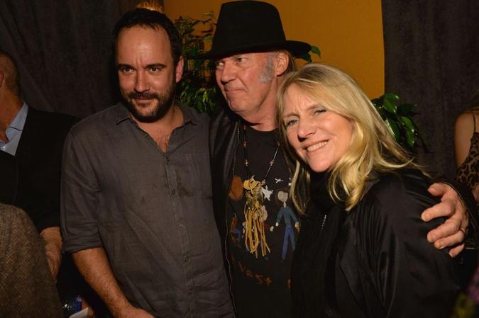 Dave Matthews, Neil Young e Pegi Young(foto: Michael Buckner/Getty Images/AFP) Dave Matthews, Neil Young e Pegi Young(foto: Michael Buckner/Getty Images/AFP)