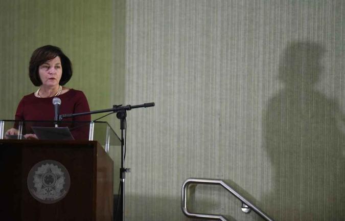Raquel Dodge destacou que geralmente os índices usados para medir a violência e o crime são os dados relacionados aos homicídios(foto: Ed Alves/CB/D.A Press) Raquel Dodge destacou que geralmente os índices usados para medir a violência e o crime são os dados relacionados aos homicídios(foto: Ed Alves/CB/D.A Press)