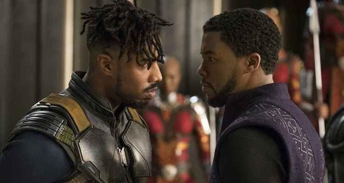O ator Michael B. Jordan, que interpreta o vilão Killmonger, ficou impressionado com a performance do garoto(foto: Divulgação) O ator Michael B. Jordan, que interpreta o vilão Killmonger, ficou impressionado com a performance do garoto(foto: Divulgação)