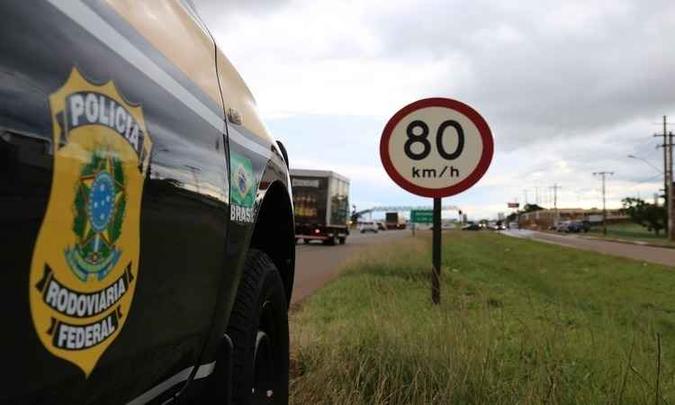 Segundo as informações da PRF, na parte que corta o DF, a falta de atenção é a principal causa de acidentes(foto: Divulgação/PRF) Segundo as informações da PRF, na parte que corta o DF, a falta de atenção é a principal causa de acidentes(foto: Divulgação/PRF)