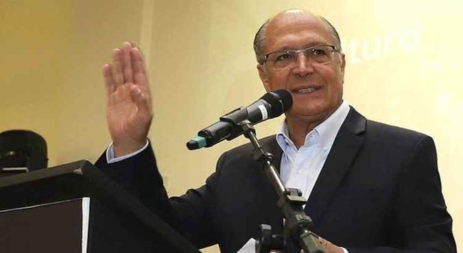 Alckmin disse que o PSDB Alckmin disse que o PSDB