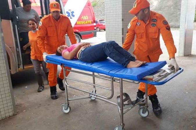 As vítimas apresentaram tosse, dificuldade respiratória, inchaço nos olhos e face, ânsia de vômito e coceira(foto: CBMDF/Divulgação) As vítimas apresentaram tosse, dificuldade respiratória, inchaço nos olhos e face, ânsia de vômito e coceira(foto: CBMDF/Divulgação)