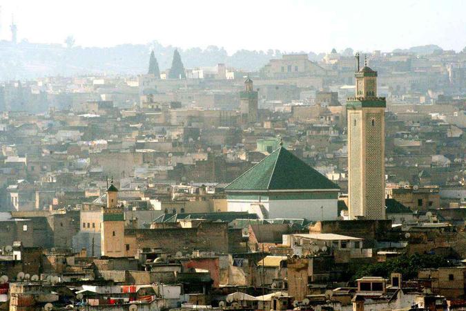 Mesquita minarete da Kairaouine, mais sagrada mesquita do Marrocos.(foto: Vince Millett/CB/D.A Press) Mesquita minarete da Kairaouine, mais sagrada mesquita do Marrocos.(foto: Vince Millett/CB/D.A Press)