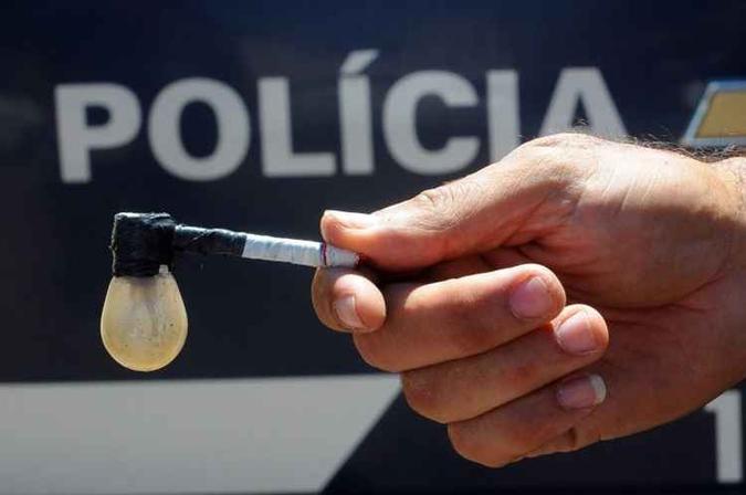 O suspeito comprava de 100 a 150 gramas da droga em Ceilândia para revender no Plano Piloto(foto: Edilson Rodrigues/CB/D.A Press) O suspeito comprava de 100 a 150 gramas da droga em Ceilândia para revender no Plano Piloto(foto: Edilson Rodrigues/CB/D.A Press)