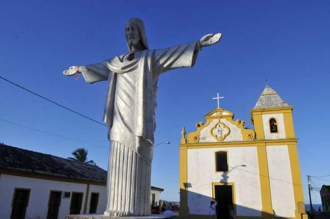 A Igreja de Nossa Senhora d'Ajuda: o templo é considerado o primeiro do Brasil(foto: Minervino Junior/CB/D.A Press) A Igreja de Nossa Senhora d'Ajuda: o templo é considerado o primeiro do Brasil(foto: Minervino Junior/CB/D.A Press)