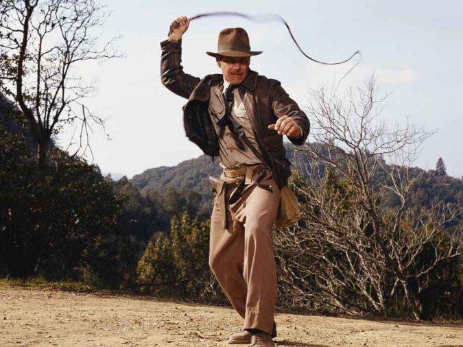 Harrison Ford atuando no primeiro filme de Indiana Jones(foto: Reprodução da internet) Harrison Ford atuando no primeiro filme de Indiana Jones(foto: Reprodução da internet)