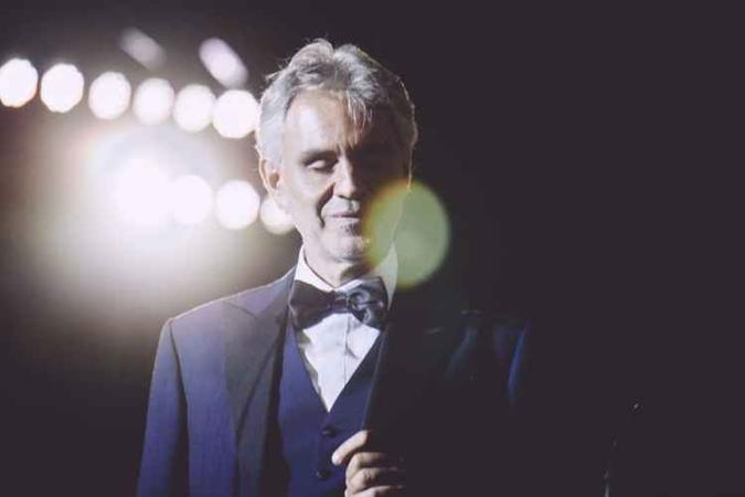 Andrea Bocelli é o atual número um da lista de artistas da Billboard(foto: Luca Rossetti/Divulgação) Andrea Bocelli é o atual número um da lista de artistas da Billboard(foto: Luca Rossetti/Divulgação)