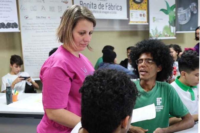 Jaciara é fundadora do programa com o objetivo de fortalecer a cultura empreendedora tecnológica nas escolas públicas(foto: Clara Lobo/Esp. CB/D.A Press) Jaciara é fundadora do programa com o objetivo de fortalecer a cultura empreendedora tecnológica nas escolas públicas(foto: Clara Lobo/Esp. CB/D.A Press)