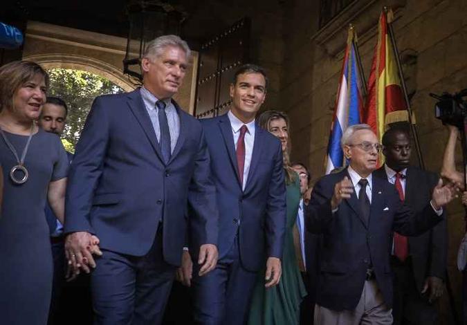 A Espanha é o terceiro parceiro comercial de Cuba, atrás de China e Venezuela(foto: AFP) A Espanha é o terceiro parceiro comercial de Cuba, atrás de China e Venezuela(foto: AFP)