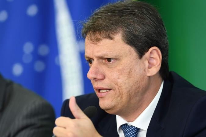 Tarcísio Gomes de Freitas, ministro da Infraestrutura(foto: Evaristo SA/AFP) Tarcísio Gomes de Freitas, ministro da Infraestrutura(foto: Evaristo SA/AFP)