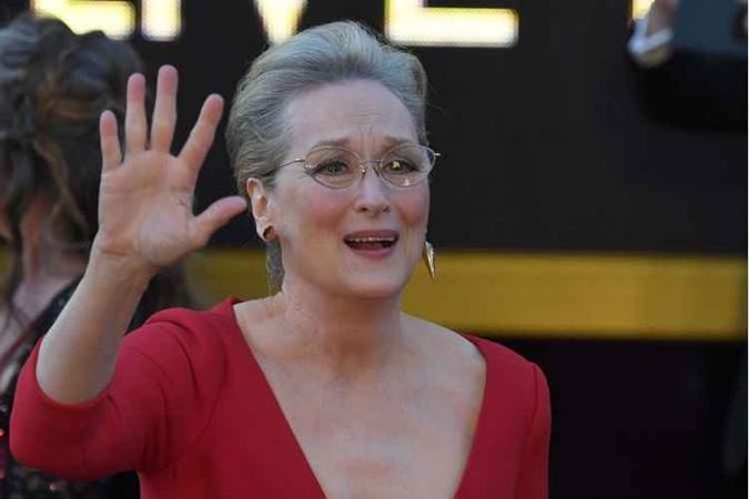 Meryl Streep tem mais de 20 indicações ao Oscar(foto: ROBYN BECK/AFP) Meryl Streep tem mais de 20 indicações ao Oscar(foto: ROBYN BECK/AFP)