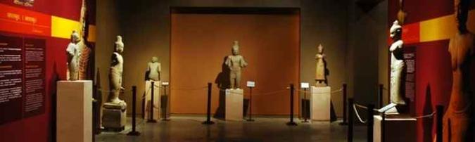 O Angkor, museu nacional, mostra a história da ascenção e queda do império Khmer(foto: Angkor National Museum/Reprodução) O Angkor, museu nacional, mostra a história da ascenção e queda do império Khmer(foto: Angkor National Museum/Reprodução)