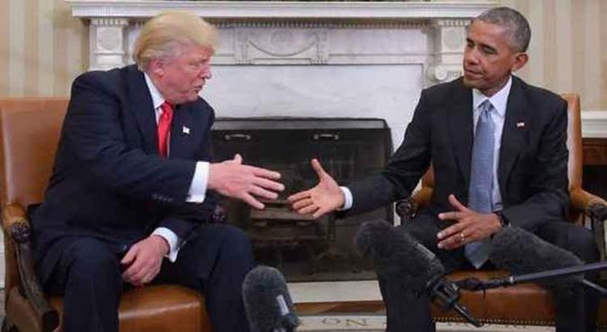 Obama se despede da presidência dos Estados Unidos e Trump assume em 20 de janeiro(foto: AFP) Obama se despede da presidência dos Estados Unidos e Trump assume em 20 de janeiro(foto: AFP)