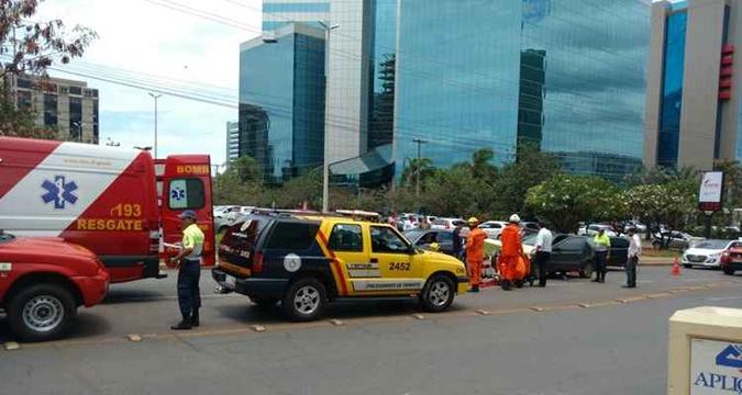 O acidente ocorreu por volta das 13h02 quando a vítima atravessava a via.(foto: Divulgação) O acidente ocorreu por volta das 13h02 quando a vítima atravessava a via.(foto: Divulgação)