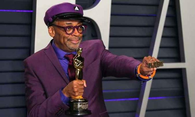 Spike Lee venceu o Oscar, em 2019, de melhor roteiro adaptado com o filme 'Infiltrado na Klan'(foto: JB LACROIX) Spike Lee venceu o Oscar, em 2019, de melhor roteiro adaptado com o filme 'Infiltrado na Klan'(foto: JB LACROIX)