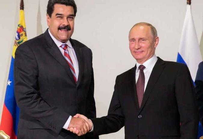 Maduro e o presidente russo, Vladimir Putin, durante encontro na Truquia, em outubro passado(foto: YOSET MONTES/AFP) Maduro e o presidente russo, Vladimir Putin, durante encontro na Truquia, em outubro passado(foto: YOSET MONTES/AFP)