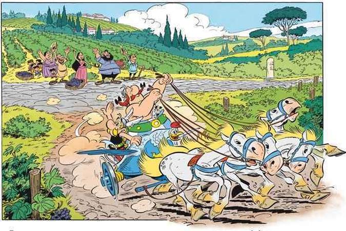 Os quadrinhos de Asterix e Obelix foram criados em 1959(foto: Reprodução/Divulgação) Os quadrinhos de Asterix e Obelix foram criados em 1959(foto: Reprodução/Divulgação)
