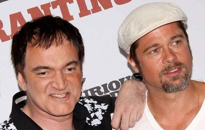 A dupla Tarantino/Pitt está de volta!(foto: WireImage/Reprodução) A dupla Tarantino/Pitt está de volta!(foto: WireImage/Reprodução)