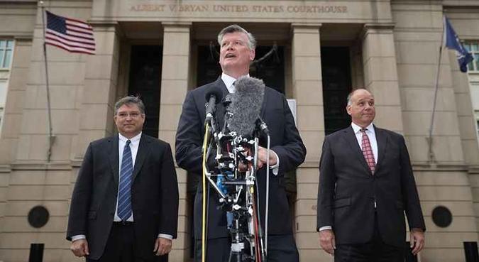 O caso Manafort foi o primeiro processo resultante da investigação do procurador Robert Mueller sobre a interferência russa nas eleições de 2016(foto: AFP) O caso Manafort foi o primeiro processo resultante da investigação do procurador Robert Mueller sobre a interferência russa nas eleições de 2016(foto: AFP)