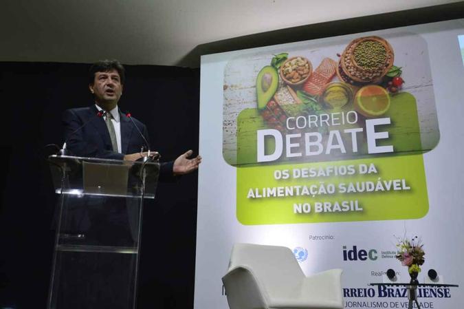 O ministro lembrou que as gerações anteriores tinham uma base alimentar muito equilibrada(foto: Marcelo Ferreira/CB/D.A Press) O ministro lembrou que as gerações anteriores tinham uma base alimentar muito equilibrada(foto: Marcelo Ferreira/CB/D.A Press)