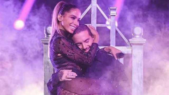 Anitta se apresentou com J Balvin(foto: Instagram/Reprodução ) Anitta se apresentou com J Balvin(foto: Instagram/Reprodução )