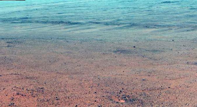 Superfície de marte: compostos instáveis(foto: Channel-Mars-Exploration-Rover-Opportunity/NASA) Superfície de marte: compostos instáveis(foto: Channel-Mars-Exploration-Rover-Opportunity/NASA)