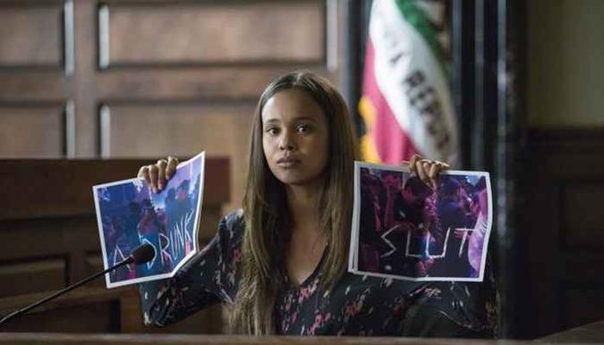 Assédio sofrido por Jessica Davis é o grande assunto da temporada(foto: Beth Dubber/Netflix/Divulgação) Assédio sofrido por Jessica Davis é o grande assunto da temporada(foto: Beth Dubber/Netflix/Divulgação)