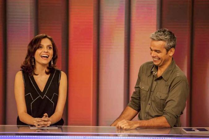 Mônica Iozzi e otaviano CostaMatheusCabral/TVGlobo Mônica Iozzi e otaviano CostaMatheusCabral/TVGlobo